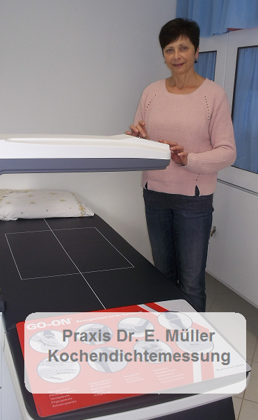Knochendichtemessung jetzt noch exakter! Ab sofort neuestes Knochendichtemessgerät in der Praxis Dr. E. Müller, Niederwiesa OT Lichtenwalde